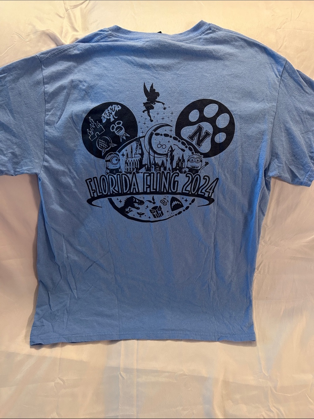 Kids Florida Fling 2024 Graphic Tee - Light Blue